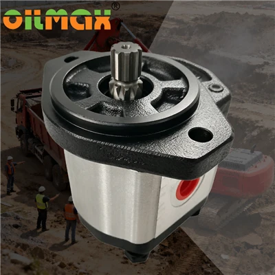مضخة تروس هيدروليكية CI09S-A02-050L متوافقة مع مسامير SAE A-2 ذات 9 أسنان مقاس 2-7 منفذ مخرج GPM SAE 10 منفذ مدخل SAE 12 4350 PSI